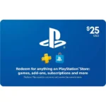 PlayStation Gift Card $25 (US) - PSN Wallet Credit for Game Downloads and DLC