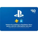 PlayStation Gift Card $50 (US) - PSN Wallet Credit for Game Downloads and DLC