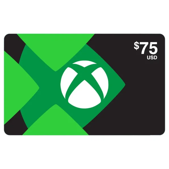 Digital $75 Xbox Gift Card for Gaming, Movies, and Apps